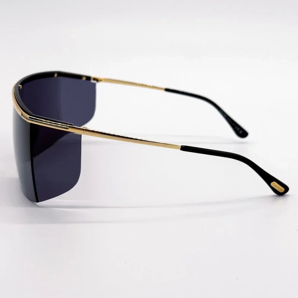 NEW TOM FORD SUNGLASSES PAVLOS-02 TF980 30A GOLD/GRAY UNISEX EYEWEAR FT0980 30A